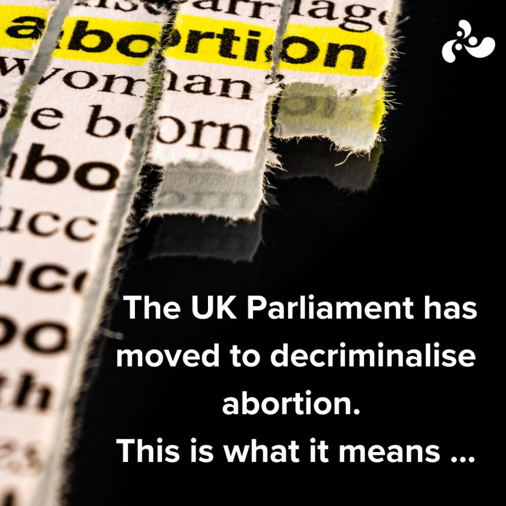 UK votes to decriminalise abortion