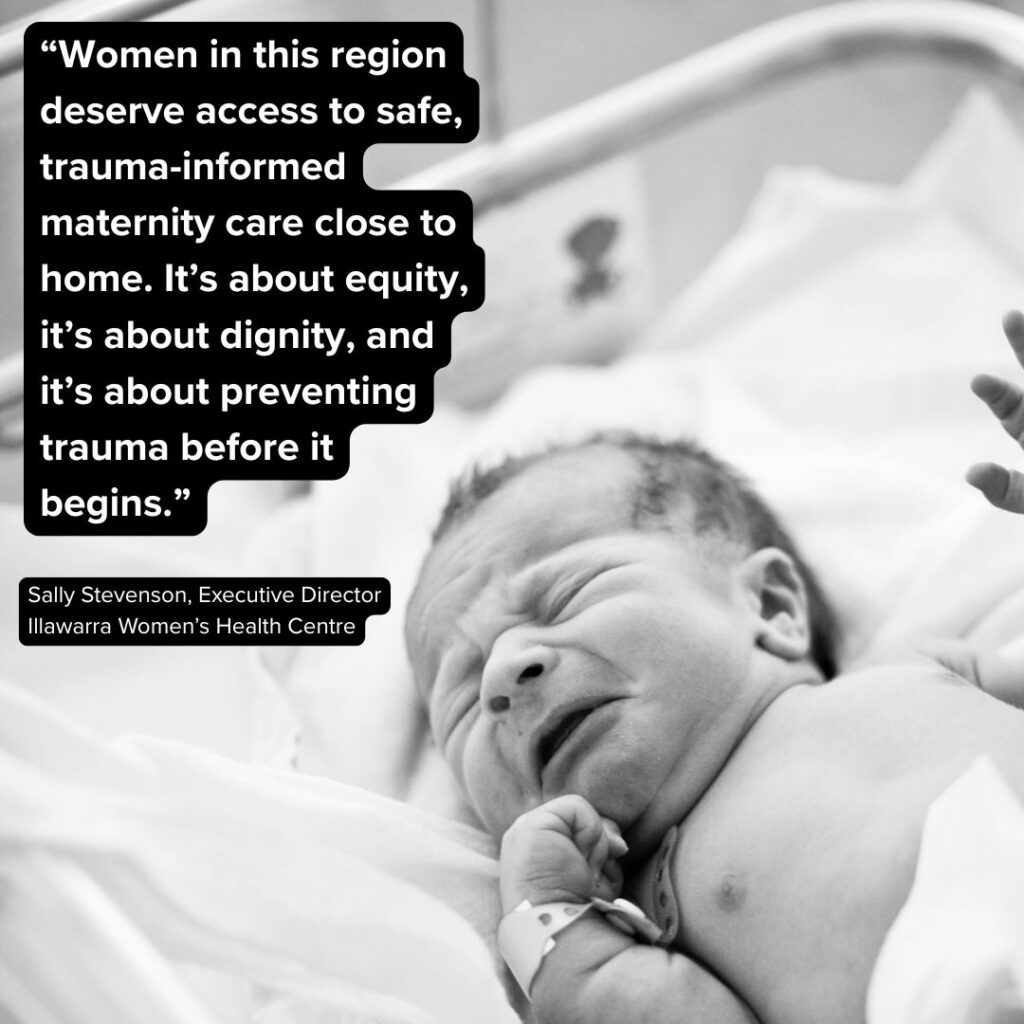 Birth Trauma Awareness Week sparks renewed call for birthing facilities at Shellharbour Hospital