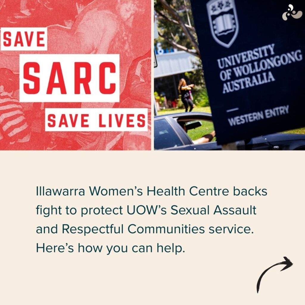 Illawarra Women’s Health Centre backs fight to protect UOW’s sexual assault service