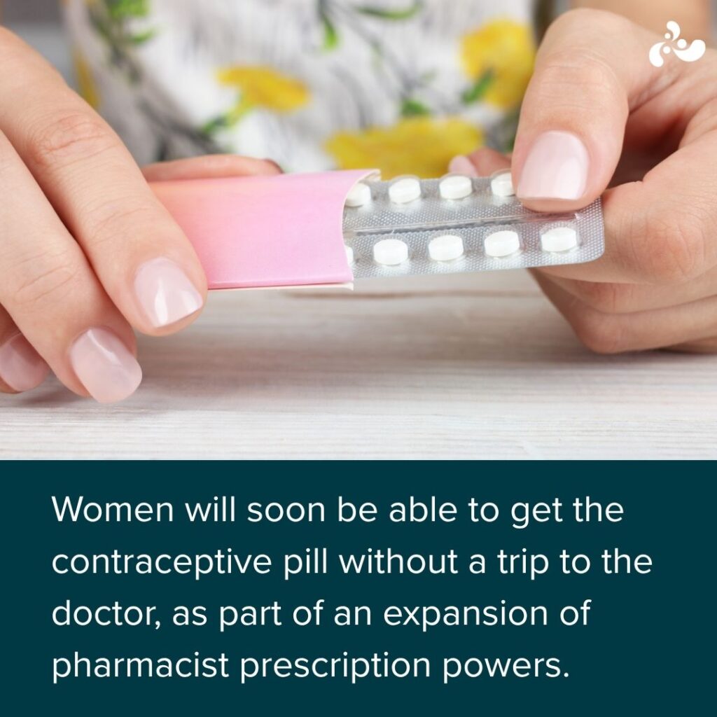 New pharmacy prescribing powers to improve contraception access